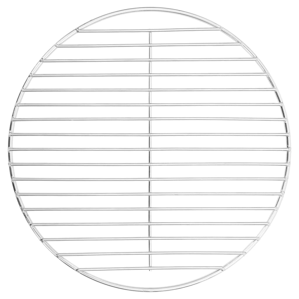 vidaXL Rejilla de Parrilla BBQ Redonda Acero Inoxidable 304 Ø34,5 cm, Rejilla de Parrilla de reemplazo, Parrilla de cocción, Rejilla de Parrilla de Barbacoa