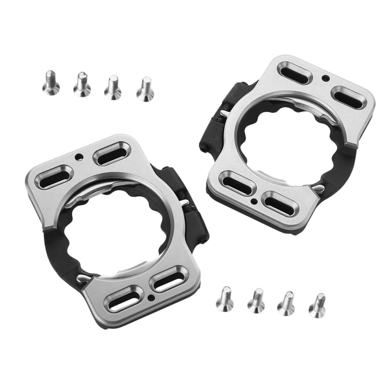Milisten 2pezzi Tacchette Per Bici Da Sgancio Rapido Copritacchette Per Adattatori Per Pedali Da Bicicletta Clip Per Tacchette Accessori Per Scarpe