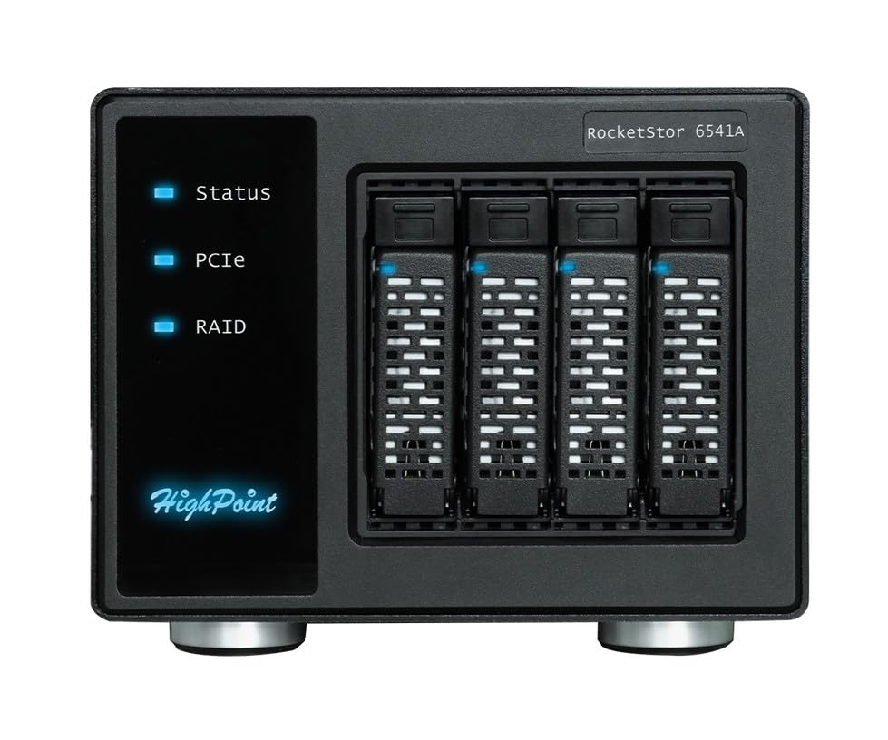 RocketStor 6541AW Enclosure RAID NVMe PCIe 4.0 x16 4 bahías miniatura 1