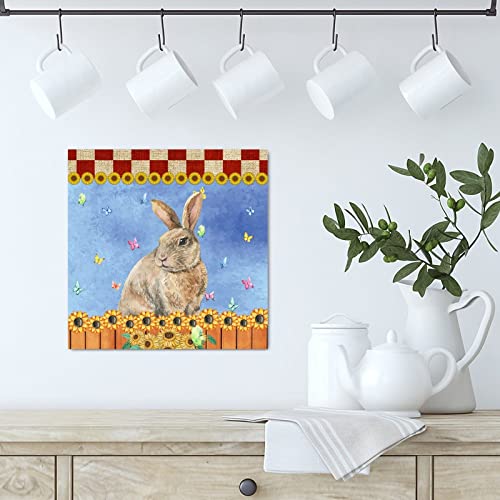Décoration murale pour la maison idée cadeau chrétien lapin - 4