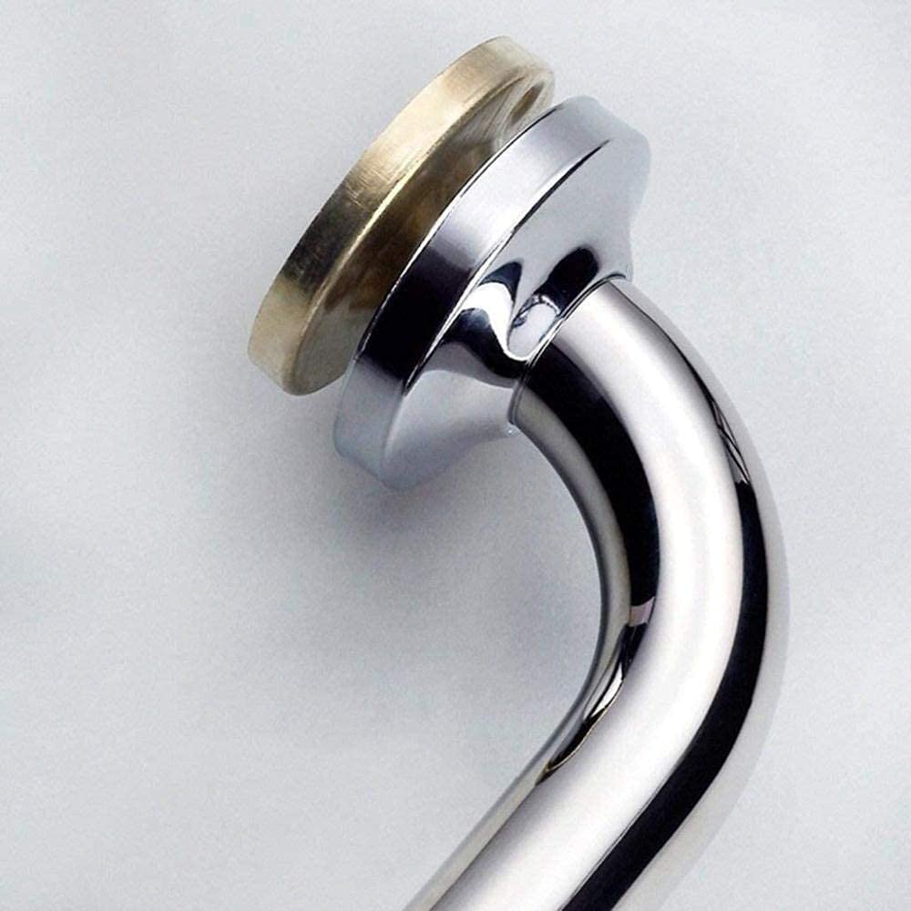 SBTXHJWCGLD Asideros Asideros Latón Pulido Asideros Ducha, Soporte de Seguridad Pasamanos Baño y Bañeras Asistido al Inodoro Agarre Antideslizante Accesorios de baño, Sier, 57Cm