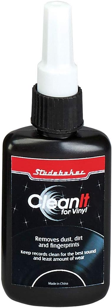 Bottle of CleanIt vinyl cleaning solution