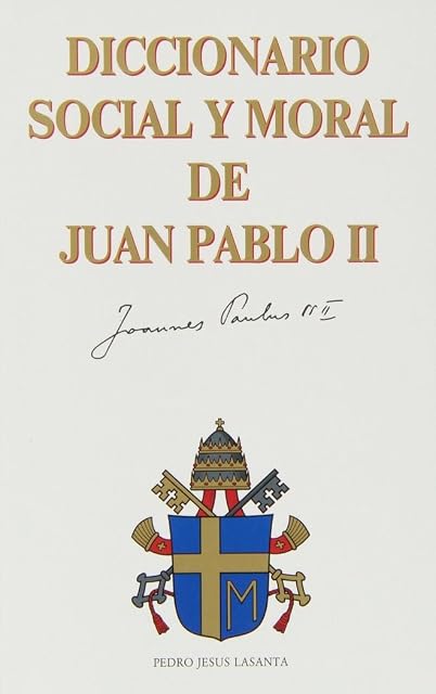 Portada de Diccionario social y moral de Juan Pablo II