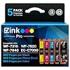 E-Z Ink Pro Cartucho de tinta remanufacturado de repuesto para cartuchos de tinta 410XL paquete combinado para impresora Epson Expression XP-830 XP-640 XP-7100 XP-630 XP-530 XP-635 (paquete de 5