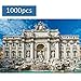 Puzzles, Puzzle 1000 Piezas, Rompecabezas De La Fuente De La Fontana De Trevi, Juguetes Educativos for Niños Adultos (75x50CM)