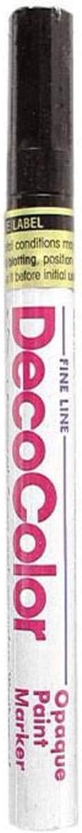 Wholesale CASE of 25 - Uchida DecoColor Fine Point Paint Markers-Paint Marker, Fine Point, Black