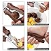 XVHOAB Chestnut Opener 2 in 1 Ergonomic Sharp Stainless Steel Self-Locking Chestnut Clip Springed Chestnut Cutter Tool for Home Restaurant Chestnut