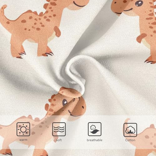 Wusikd Baby Dinosaurs Girls' Underwear Cotton Cute Girls Briefs Soft Toddler Underwear 2T3