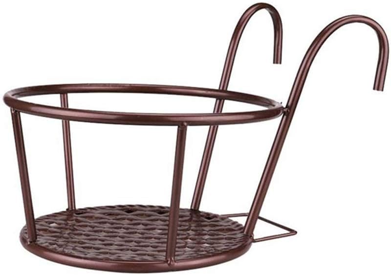 Versatile Lightweight Metal Plants Stand Plant Shelf Rack for Indoor Balcony Flower Stand Hanging Type Green Hanging Orchid(Black)