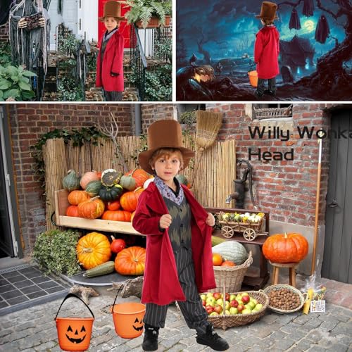 Disfraz Completo Infantil Fantasía Confeccionista Rojo miniatura 7