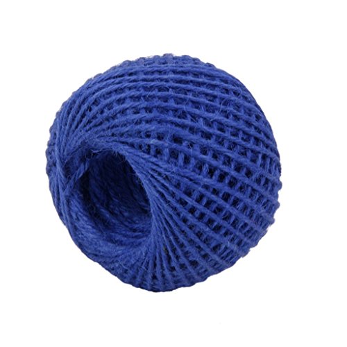 Da.Wa 50M Thick Jute String Jute Rope Hemp Rope for Floristry DIY Arts Crafts Decor Bundling Garden