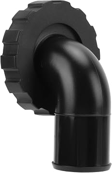 Nylon Hose 90 Degree Elbow 25mm Fitting Adapter Connector, for Diving BC Airway Hoses Pipe, with 1.846-20UNF Thread, for BCD Power Inflator K Type