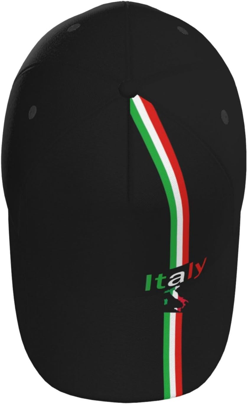 Italy Flag Snapback Cap Italy Baseball Hats Italian Sun Hat Adjustable Flag Cap Italy Hats for Women Men - Image 4