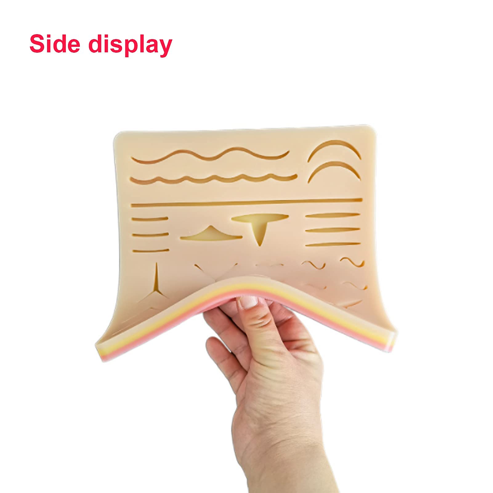 Módulo de la sutura de la Piel 3D, la práctica de Entrenamiento de la práctica del Modelo de la sutura de la Piel Humana de Silicona, para la capacitación y la práctica.