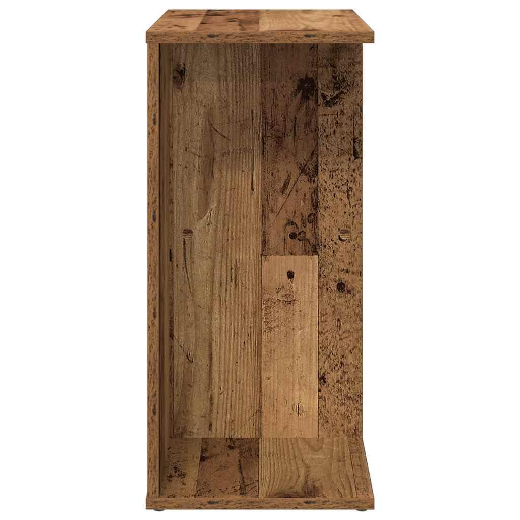 Stoliki nocne, 2 szt. wygląd starego drewna 46,5 x 29 x 61 cm, materiał drewnopochodny, stolik pomocniczy, nowoczesny design, wytrzymała półka, łatwa w pielęgnacji