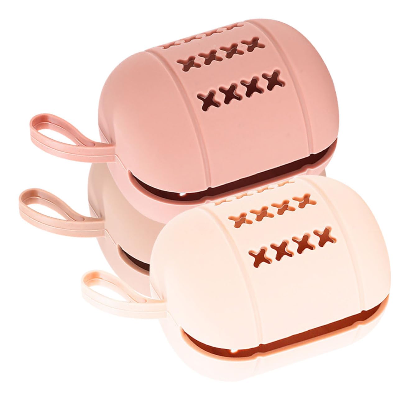 FOMIYES Lot De 4 Éponges De Maquillage Polyvalentes Étui De Rangement Portable Pour Voyage Boîte De 3 X 4