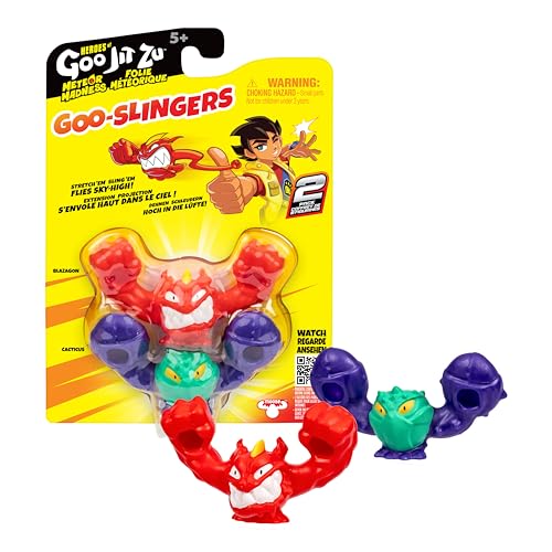 Heroes of Goo Jit Zu S13 Meteor Madness GOO SLINGERS Lot de 2 figurines