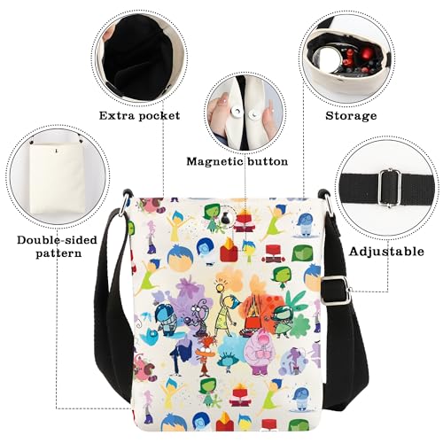 CMNIM Cartoon Lover Gifts Movie Fans Characters Crossbody Bag Gifts Feelings Merch Merch Emotional Shoulder Bag3