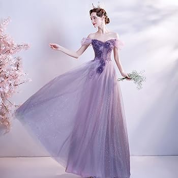 Amazon | [MTKCNTL] ロングドレス レディース オフショルダー