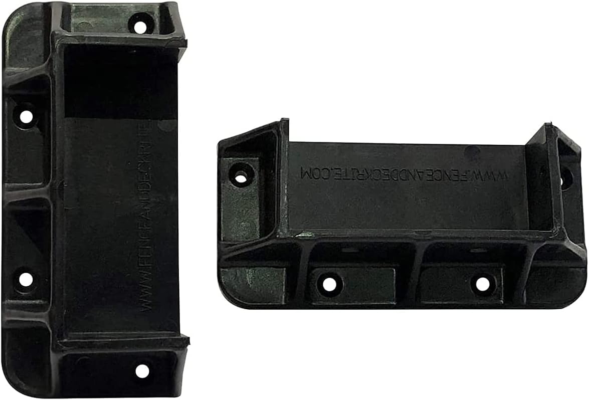 FENCE & DECK RITE and Privacy Brackets for . Made to Last with and Durable Plastic (8 Pieces)