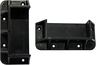 FENCE & DECK RITE Privacy Fence Brackets for Standard 2x4 Wood Railings (1.5"x3.5") Heavy-Duty Reinforced Polypropylene Post Conectors UV-Protected & Weather-Resistant (Privacy Brackets (8))