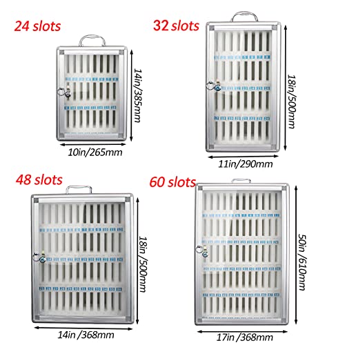 Gabinete para guardar celulares con cerradura para cocina y oficina ahorra espacio 6