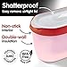 SUMO 1 Ice Cream Container for Homemade Ice Cream - 1.5 Quart, Reusable Freezer Storage Container - Red