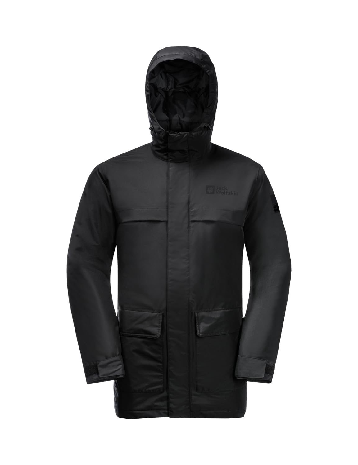 Jack Wolfskin Męska parka obozowa zimowa, ciemnoniebieska, rozmiar S
