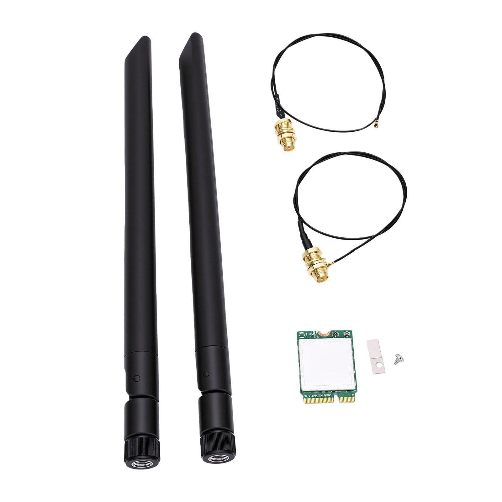 Bewinner Scheda Adattatore Wireless WiFi7 5,8 Gbps Tri Band M.2 2x2