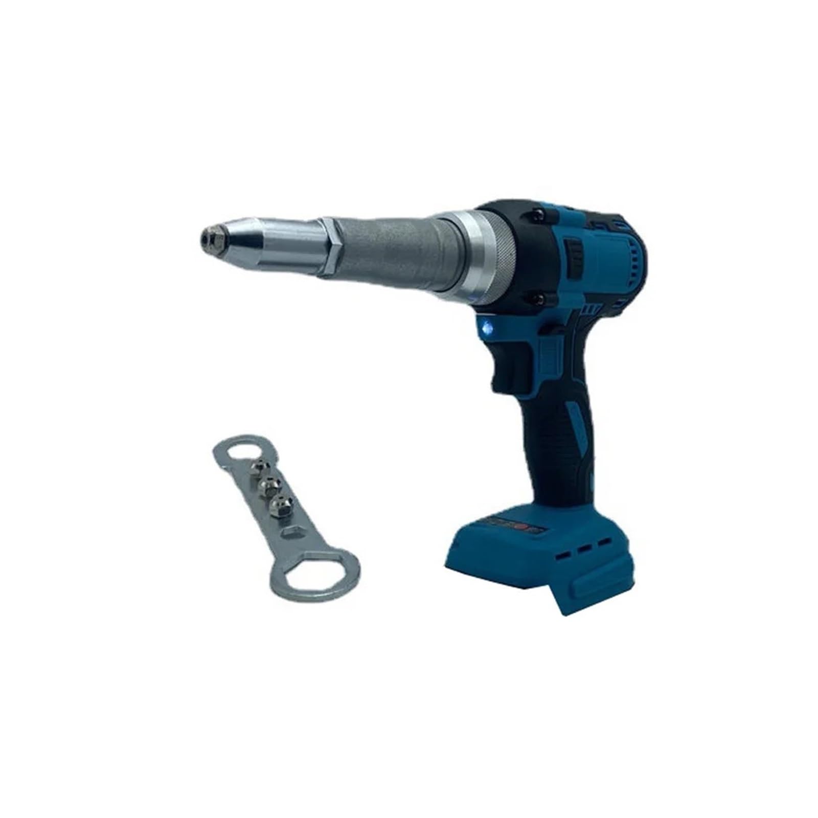Fbftgmrmta One Color Brushless Electric Riveter Gun For 18V Battery Screwdriver Applicable Rivet 2.4-4.8Mm Wireless Riveting Tool (No Battery)