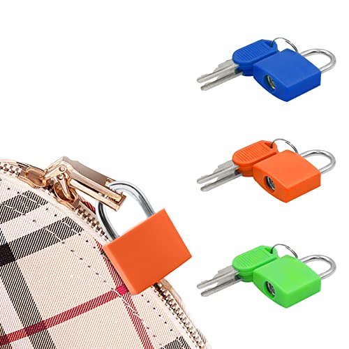 serrure valise avec clé, mini cadenas avec clé, petit cadenas, cadenas bagage, petite serrure valise, sac de voyage, valise, chaîne Cover