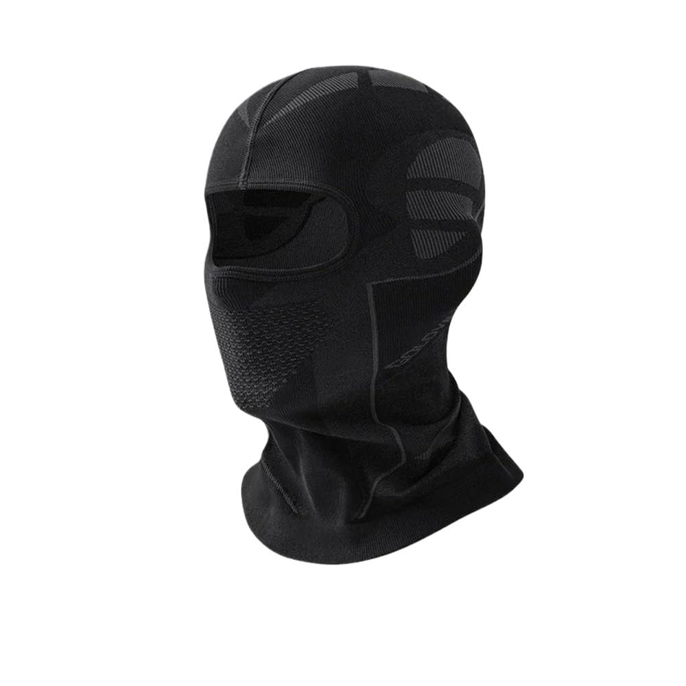 LZM-DIEWLEI Cold Weather Balaclava Ski Mask Thermal Polar Fleece Men Women Winter Neck Gaiter Ski Motorcycle (Black)