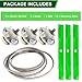 TENGMUJX 48 inch Deck Rebuild Kit for John Dee re for John Deere Z425 Z445 Z435 Includes (3) Spindles AM124498 (1) Be lt M154296 (3) Medium-Lift Blades M143520