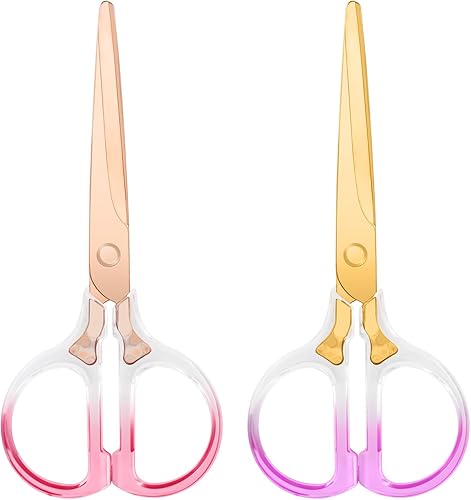 Honagu Tijeras, tijeras de acero inoxidable acrílico transparente, tijeras profesionales de oficina para el hogar, escuela, oficina, manualidades, disponible en Yaxa Venezuela