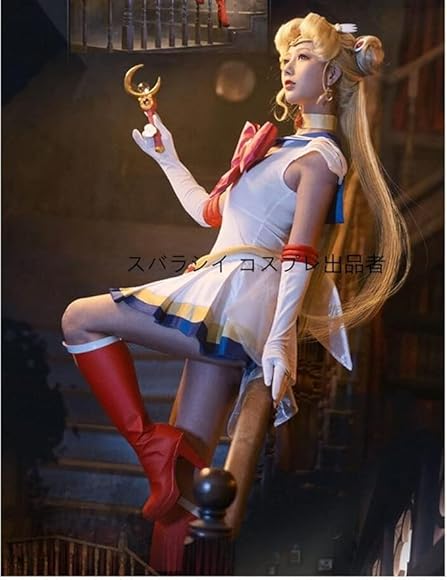Amazon.co.jp: [DULPER] COSXINフルセット 衣装+ステッキ+髪飾り 美 