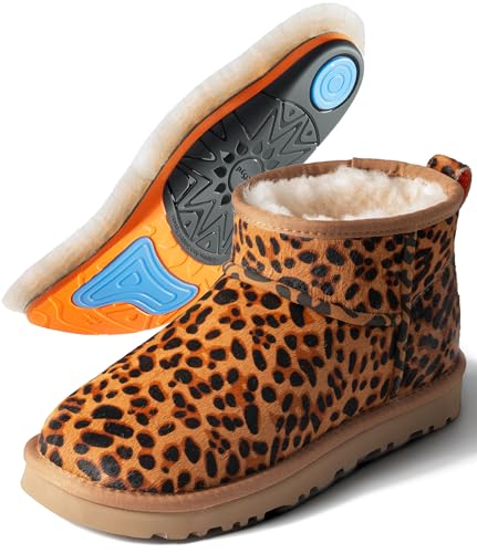 Image of 100% Sheepskin Mini Boots with Arch Support Options: Warm to -22F