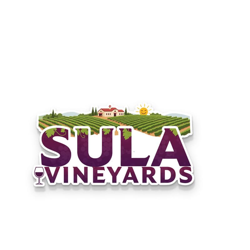 Image of Sula Wineyards Fridge Magnets, Glossy Finish, Stylish Magnet for Fridge, Wardrobe & Metal Surfaces