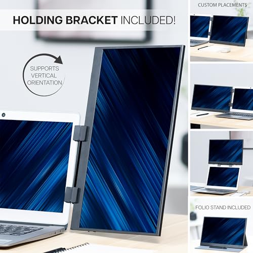 VIVO 15.6 inch Portable Monitor with Laptop Screen Display Performance