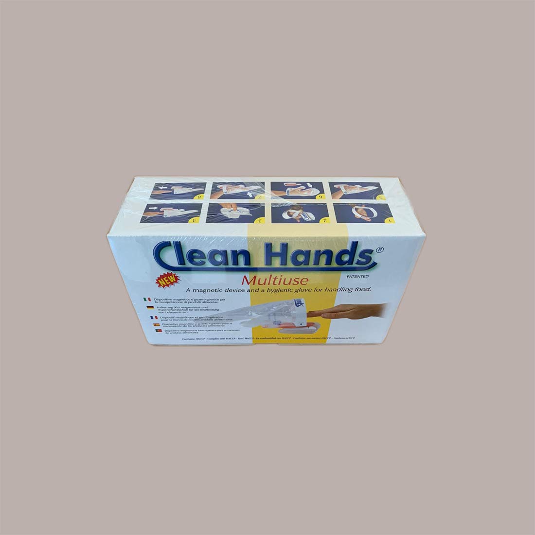 Lucgel Guante higiénico Kit multiusos 3 dedos Clean Hands reutilizable para productos alimenticios – 1 unidad