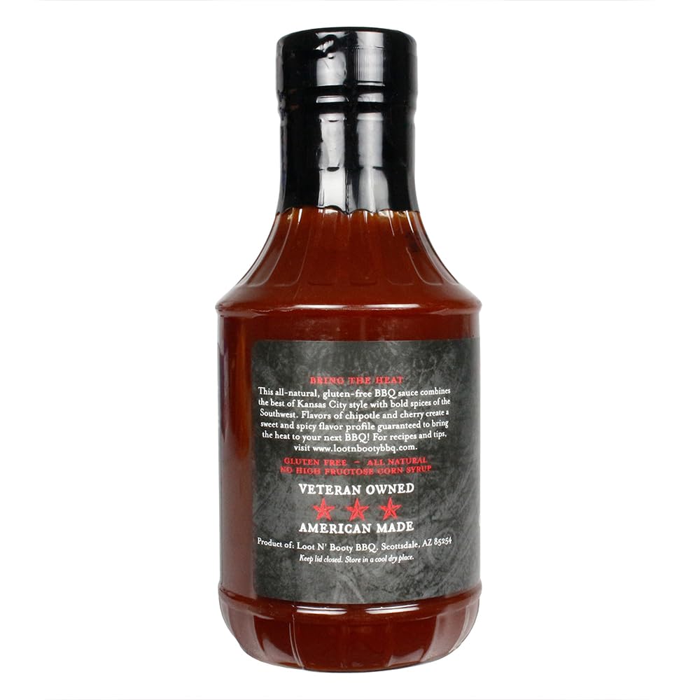 Loot N Booty Cherry Chipotle BBQ Sauce - 19.25 oz - Image 5