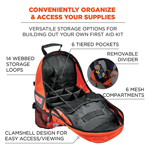Arsenal GB5243 Rucksack-Tasche, Orange – Ansicht 3