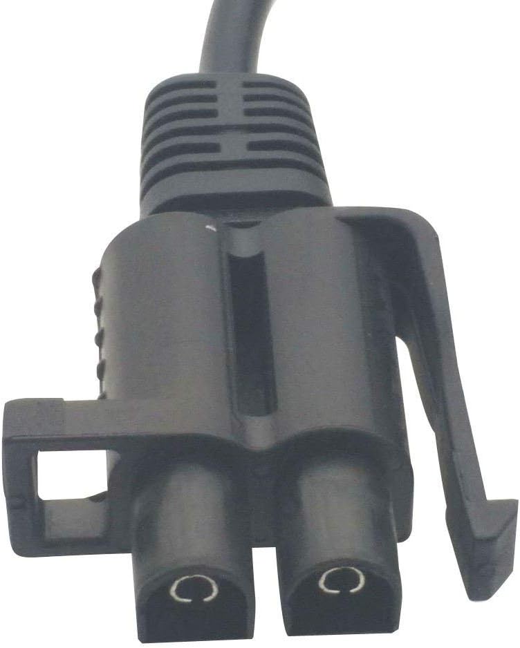 Close-up of the female B-type charging port