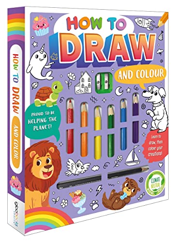 Igloo Books Ltd How to Draw and Colour (Book and Colouring Pens).
