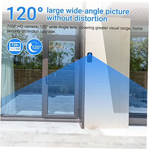 DOITOOL 5 Peças Campainha Visual Campainha Da Porta De Casa Wi-Fi Campainha De Vídeo Com Fio Campain