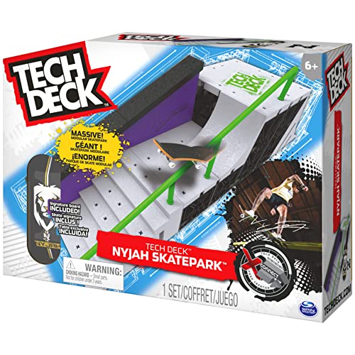 TECH DECK, Nyjah Skatepark X-Connect Park Creator, Massive Customizable Skatepark Ramp Set with Exclusive Fingerboard, Kids Toy for Ages 6 and up - Image 5