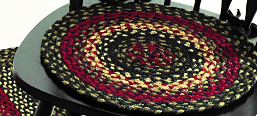 Tapete decorativo trenzado Tartan 15'' miniatura 1