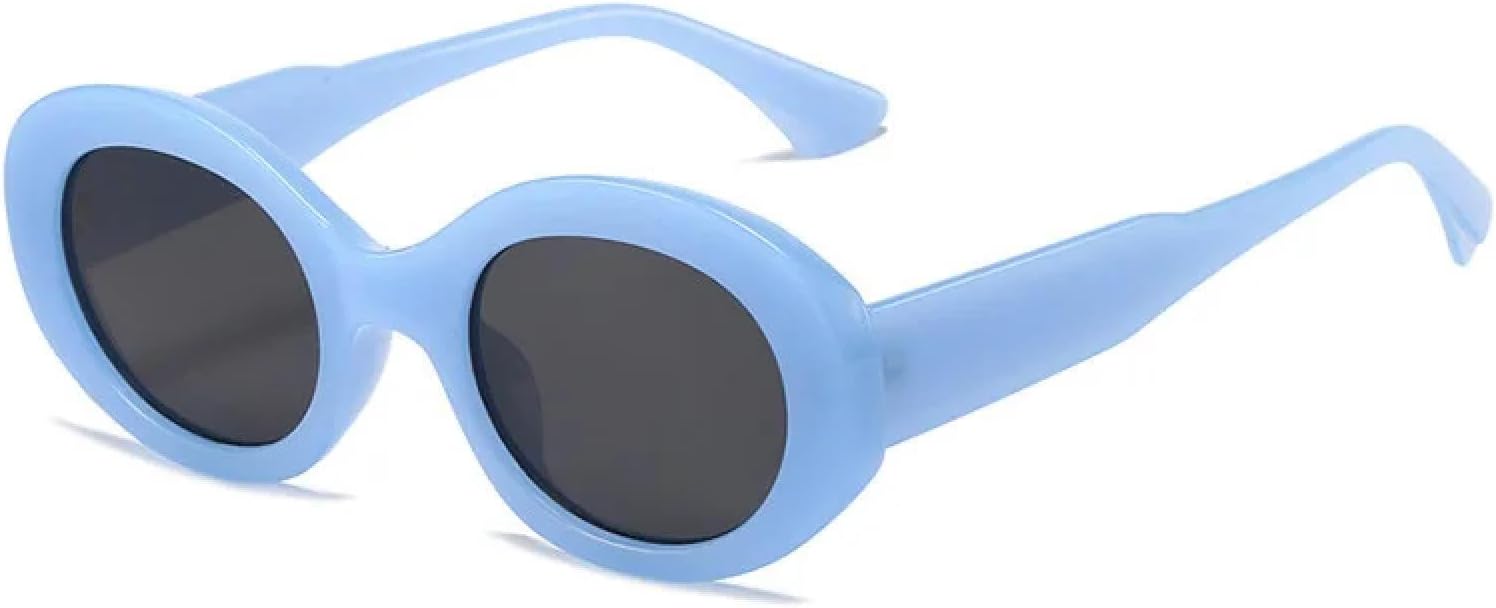 Small Round Sunglasses Women Leopard Trending Shades Steampunk Eyeglasses Goggle Uv400
