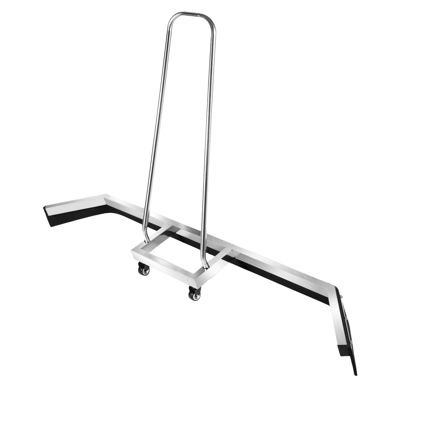Espátula Deportiva para Pista de Tenis 132 x 87 cm, Rasqueta para Pista de Tenis de Acero Inoxidable, Extractor de Pista de Tenis, para Pistas Deportivas Garajes, con Ruedas y Mango
