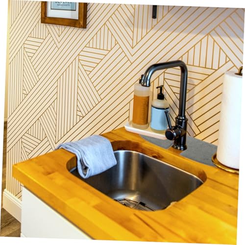 faucet absorbent mat kitchen sink splash guard water drip catcher soft sponge draining pad water-resistant 16 x 18 for kitchen and bathroom use