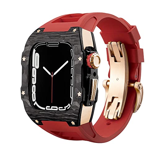 Boîtier carbone Apple Watch 45 mm anti-choc pour éviter les rayures d'iWatch